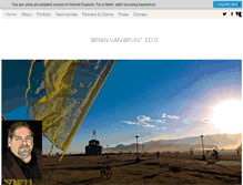 Tablet Screenshot of brianvanbrunt.com
